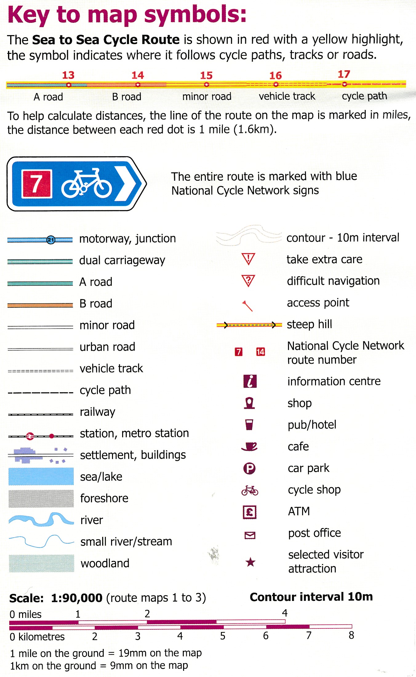 c2c cycle route profile